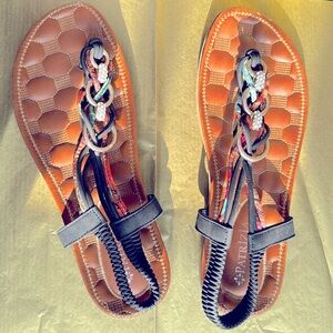 PATRIZIA by Spring Step Gadelina Women’s T-Strap Sandal size EU 39